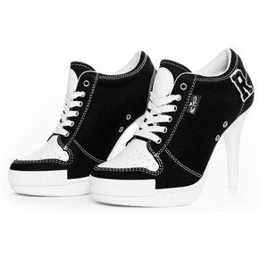 EUC high heel sneakers, size 12